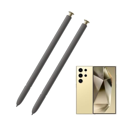 CaoXiong 2 Pack Galaxy S24 Ultra S Pen Replacement for Samsung Galaxy S24 Ultra Stylus Pen withoutBluetooth,Galaxy S24 Ultra Replacement Pen for Samsung Galaxy S24 Ultra S Pen EJ-PS928BYEGUS(YellowGold) - Image 1