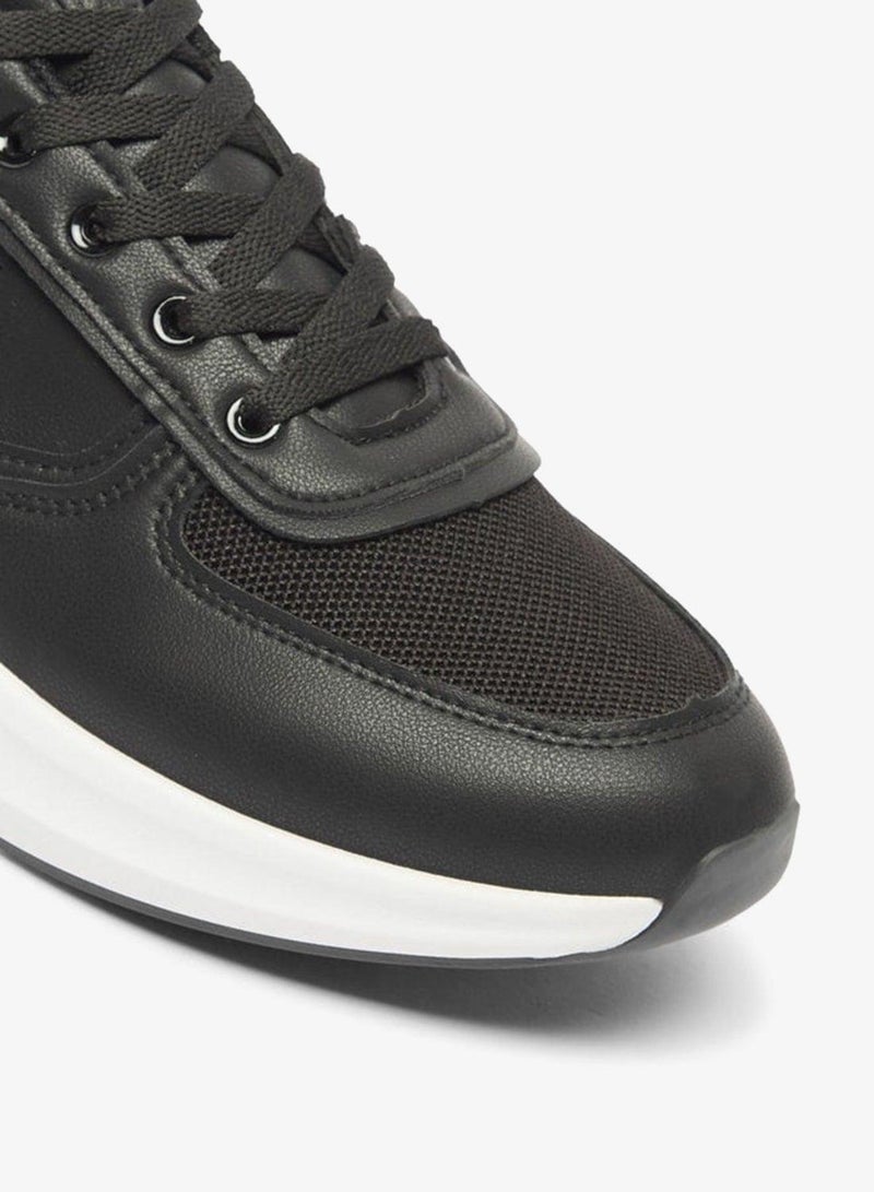 LBL by Shoexpress Men's Panelled Sneakers with Lace-Up Closure - Image 5