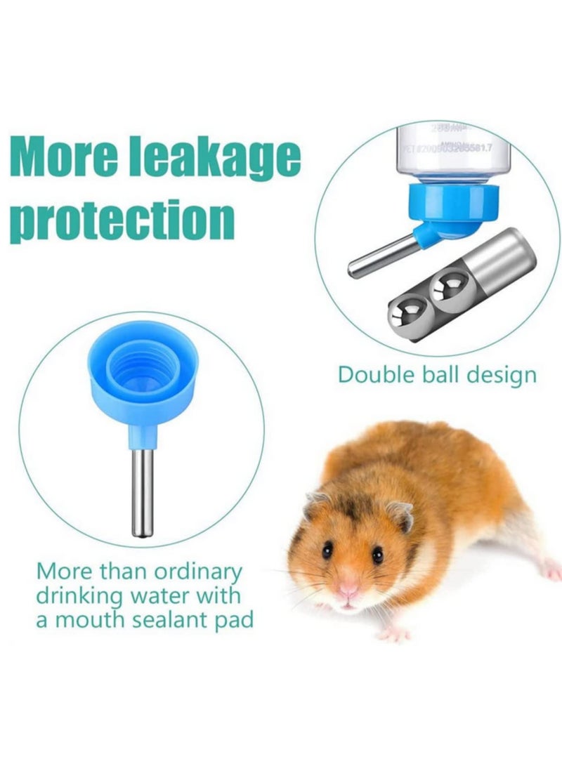 Generic 3pcs Hanging Pet Water Bottle No-Drip Stainless Steel Drinking Tube for Hamsters, Guinea Pigs, Rabbits, and Small Pets 250ml - Image 3