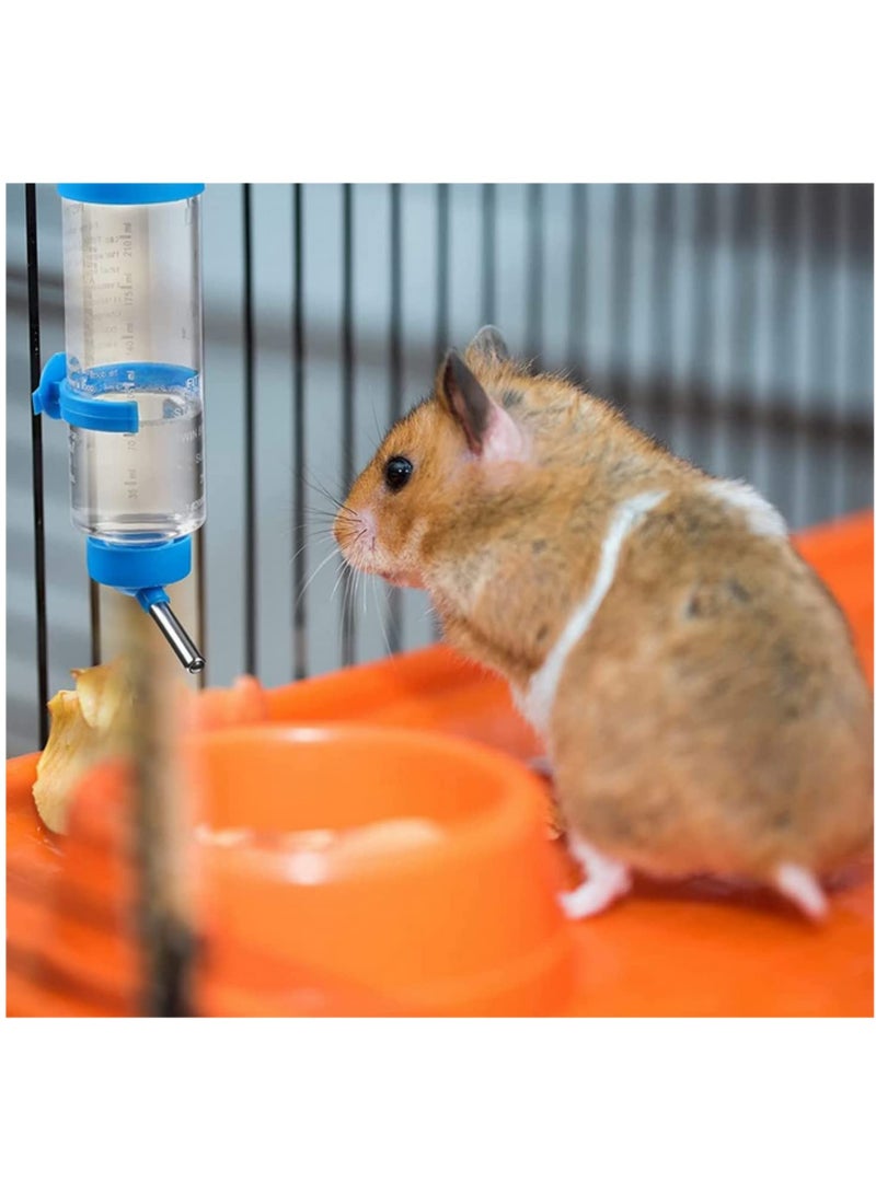 Generic 3pcs Hanging Pet Water Bottle No-Drip Stainless Steel Drinking Tube for Hamsters, Guinea Pigs, Rabbits, and Small Pets 250ml - Image 5