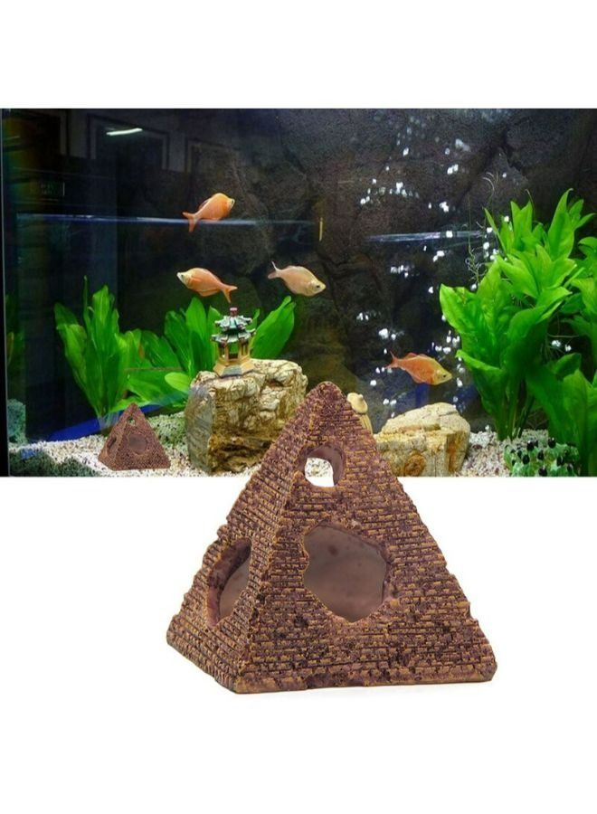 حوض السمك ديكور الهرم المصري - Image 2