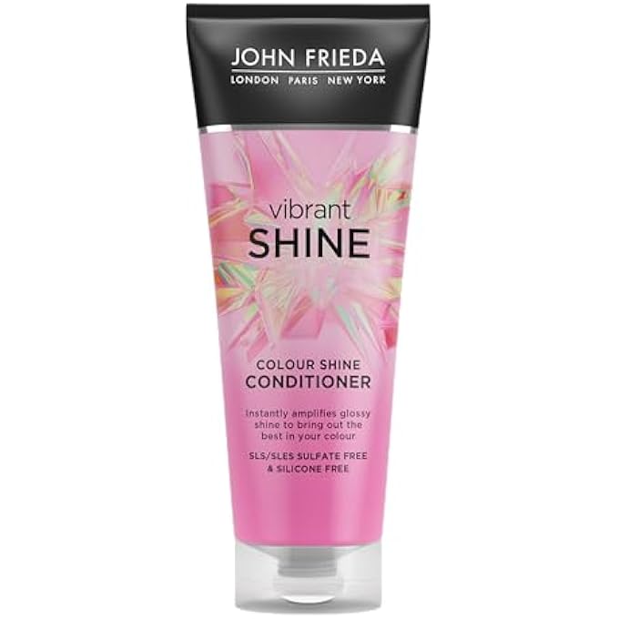 John Frieda VIBRANT SHINE WEIGHTLESS COLOUR SHINE CONDITIONER 250ML, WHITE - Image 1