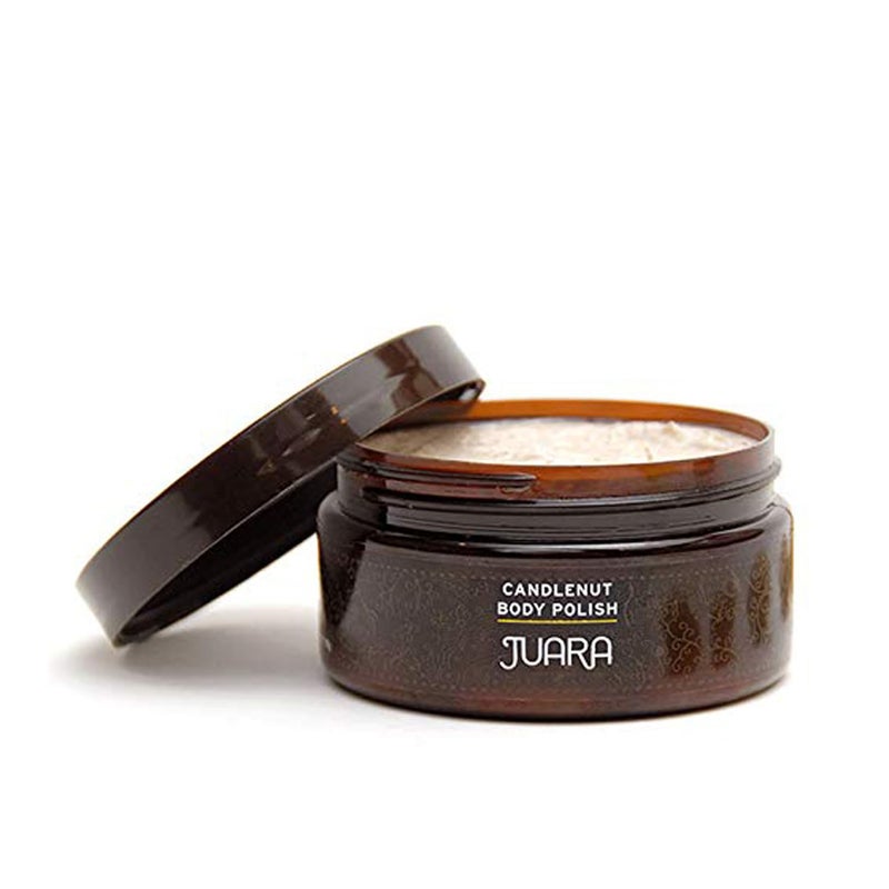 JUARA Candlenut Body Polish - 2-in-1 Exfoliating Body Scrub with Candlenut Oil, Rice Bran & Walnut Shell - Moisturizing Body Exfoliator, No Water Needed, Indonesian Jamu, 7.5 oz - Image 2