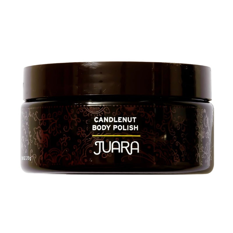 JUARA Candlenut Body Polish - 2-in-1 Exfoliating Body Scrub with Candlenut Oil, Rice Bran & Walnut Shell - Moisturizing Body Exfoliator, No Water Needed, Indonesian Jamu, 7.5 oz - Image 1