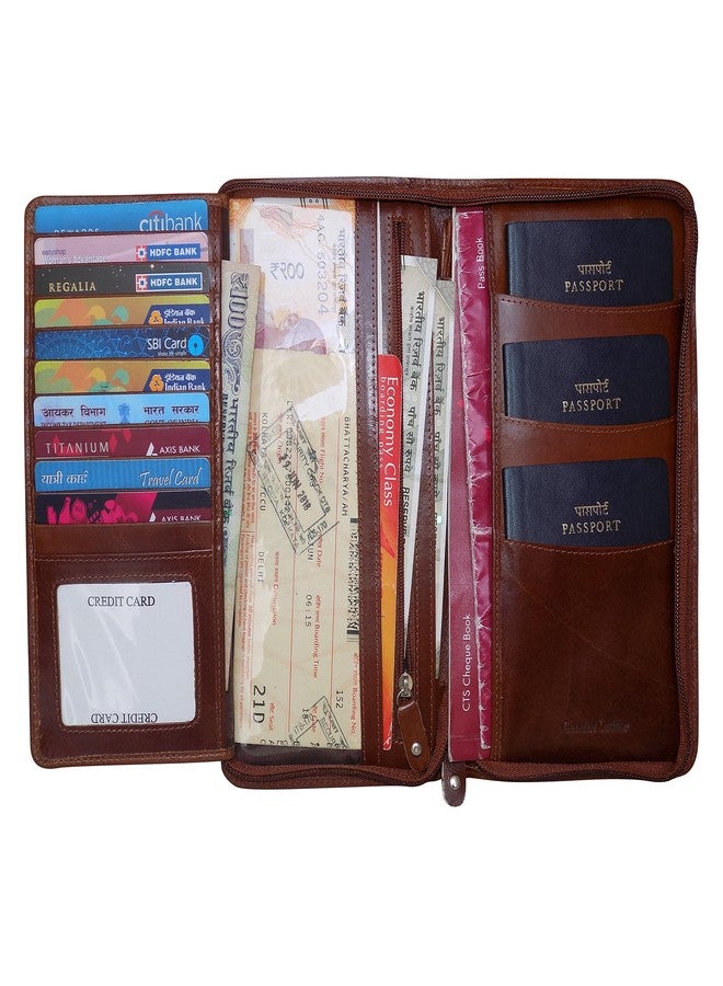 STYLE SHOES Leather Passport Holder||Passport Wallet||Boarding Pass Holder Long wallet Travel Document Holder |Credit Card Holder Travel Organizer for Men Women - Image 2