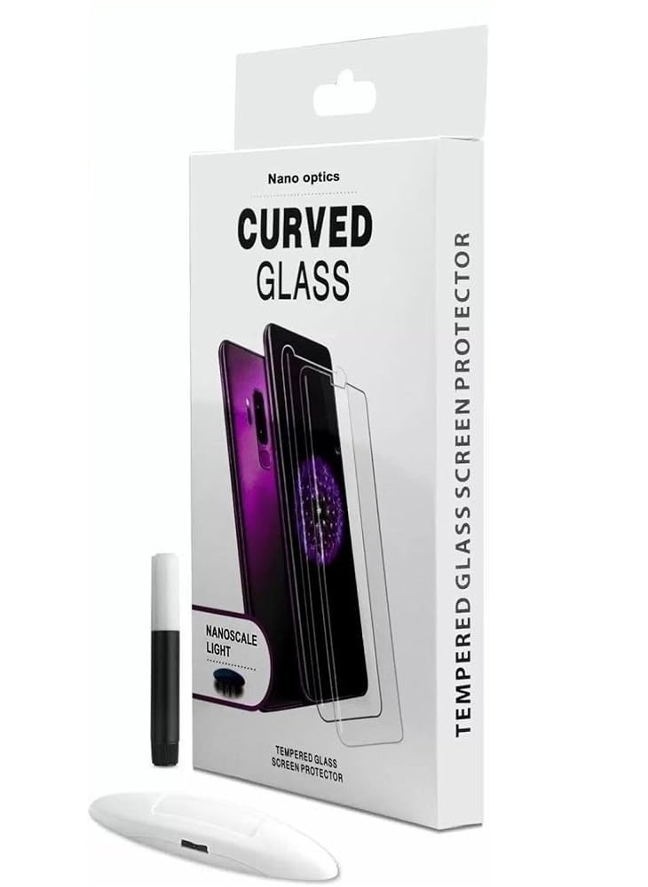 Nano Optics - UV Tempered Glass For OnePlus 12 , 3D Curved Edge High Definition Anti Scratch 9H Hardness Bubble-Free UV Tempered Glass Protector Compatible with  OnePlus 12 - Clear - Image 1