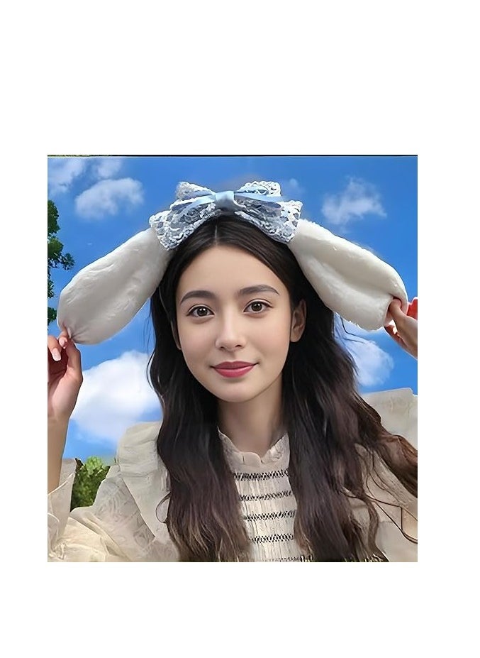 Furtey Cinnamoroll the Puppy Kawaii Gift Set , Cute Cinnamoroll accessories including Hairpin Headbands Cosmetic Pouch Necklaces Bracelets Keychain Stickers  - Image 4
