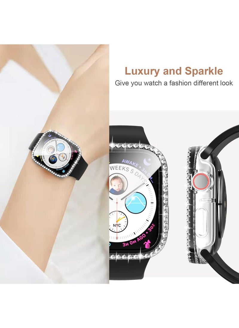 Y&D - Waterproof Case With Screen Protector  For AppleWatch 4/5/6/SE 40mm Built-in Tempered Glass Film Hard PC Bumper Full Protective Cover - Image 1