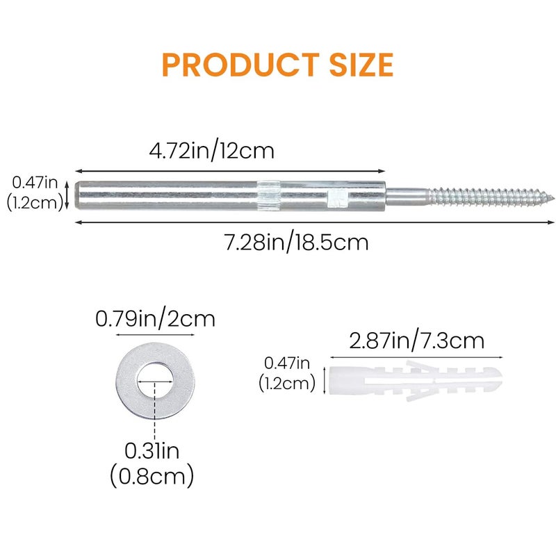 Serplex 2Pcs Concealed Floating Shelf Brackets IronCarbon Alloy WallMounted Invisible Bracket Shelf Supporter Bookshelf Hidden Fixed Bracket for DIY Custom Wall Floating Board Shelves - Image 2