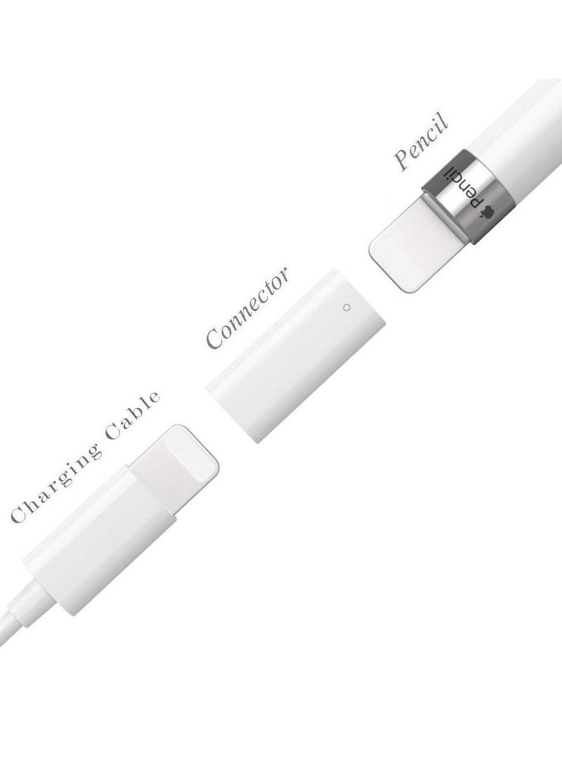 Y&D - Charging Adapter for Apple Pencil Connector 1st Generation (2pcs White) - Image 1