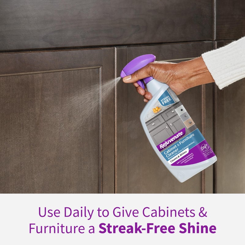 Rejuvenate Cabinet And Furniture Cleaner Removes Dirt, Grime And Grease Buildup To Clean And Shine Cabinets And Furniture, 24 Ounces - Image 3