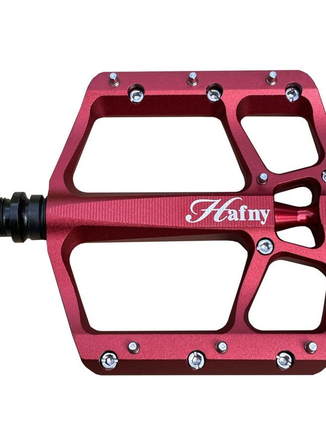 Hafny Aluminum Bike Pedals, CNC machined, Wide Sturdy Platform, HF-1400 - Image 1