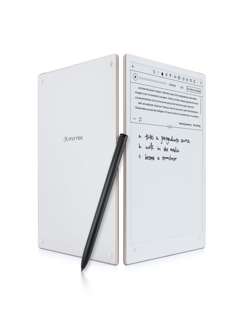 iFLYTEK AINOTE 2 Digital Writing Tablet, E-ink Display, Electronic Notepad with Stylus Pen for Note Taking, Study, and Meetings with ChatGPT Support - Image 1