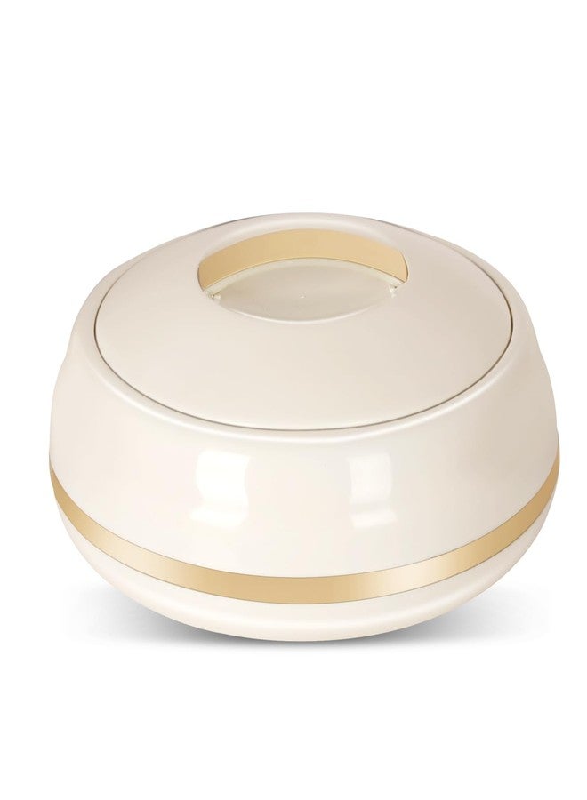 JAYPEE Alisa Neo 1250 ml Insulated Inner Stainless Steel Casserole |BPA Free | Food Grade | Easy to Carry | Easy to Store | Ideal for Chapatti | Casserole for roti, Best for Gifting Purpose,Golden - Image 1