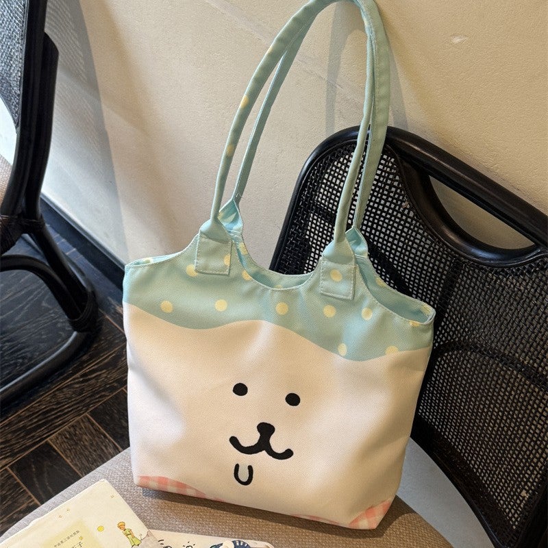 Large Canvas Shoulder Tote Bag for Women - Image 2