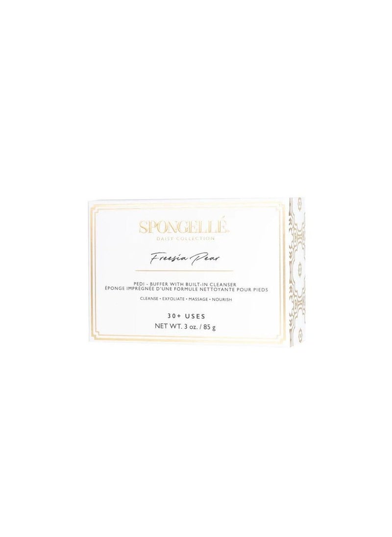spongelle Spongelle Pedi Buffer - Freesia Pear 30+ Washes 85gm  - Image 2