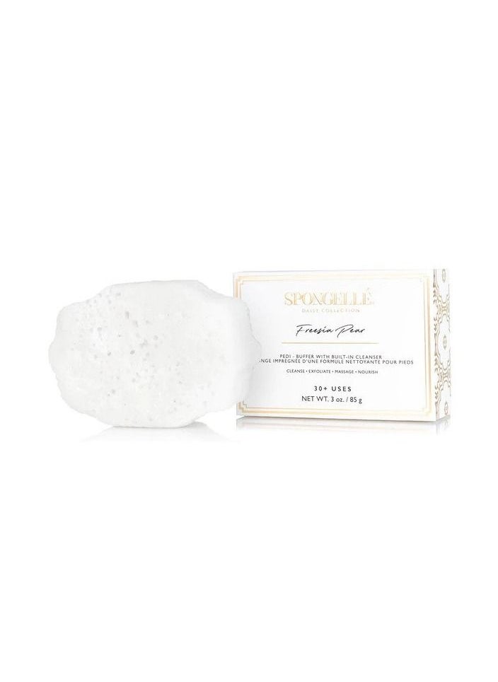 spongelle Spongelle Pedi Buffer - Freesia Pear 30+ Washes 85gm  - Image 1