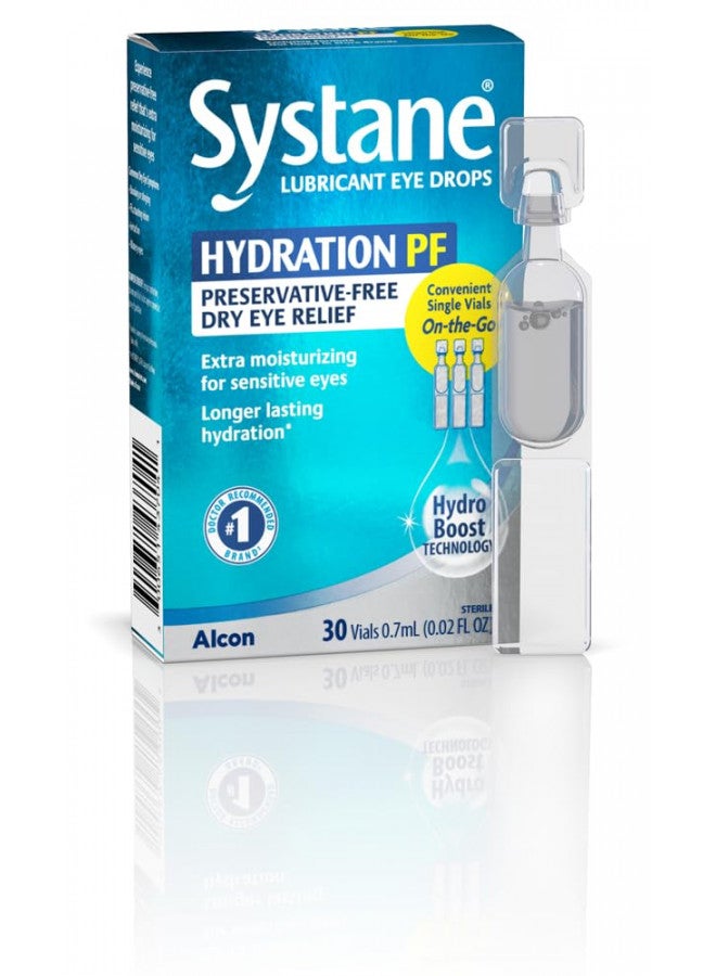 Alcon Systane Hydration Preservative-Free Lubricant Eye Drops, Transparent, 0.6 Fl Oz, 30 Count  - Image 3