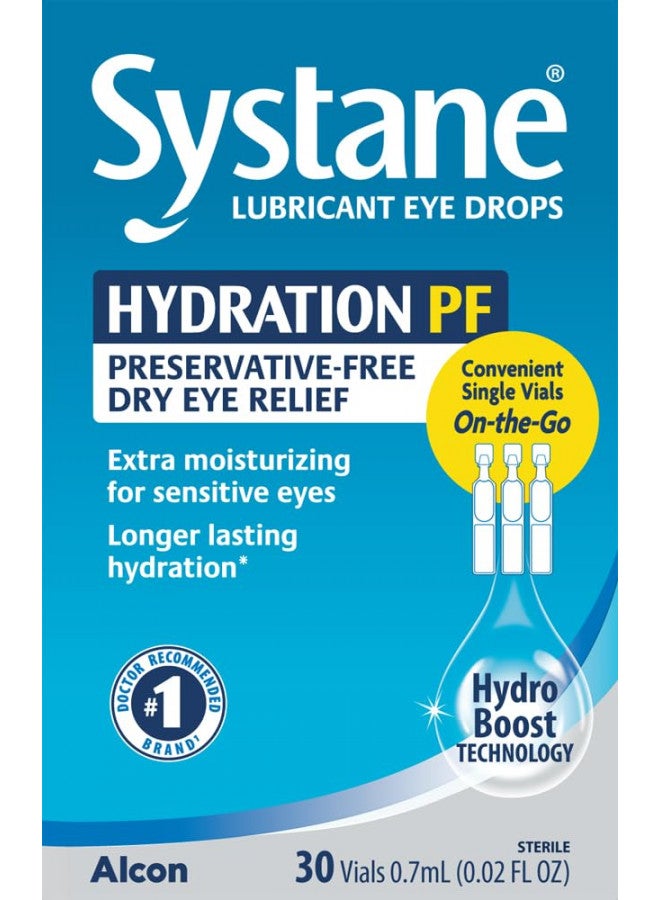 Alcon Systane Hydration Preservative-Free Lubricant Eye Drops, Transparent, 0.6 Fl Oz, 30 Count  - Image 4