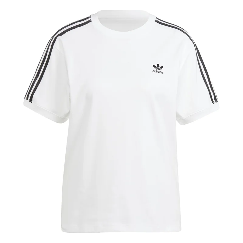 Adidas 3 STRIPE TEE White Originals Women T-SHIRTS