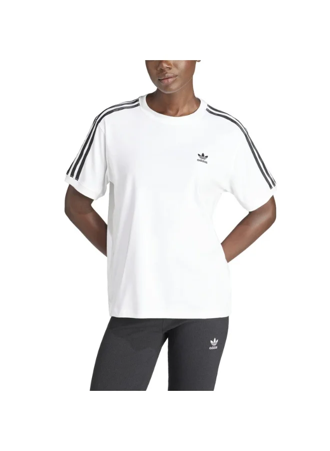 Adidas 3 STRIPE TEE White Originals Women T-SHIRTS