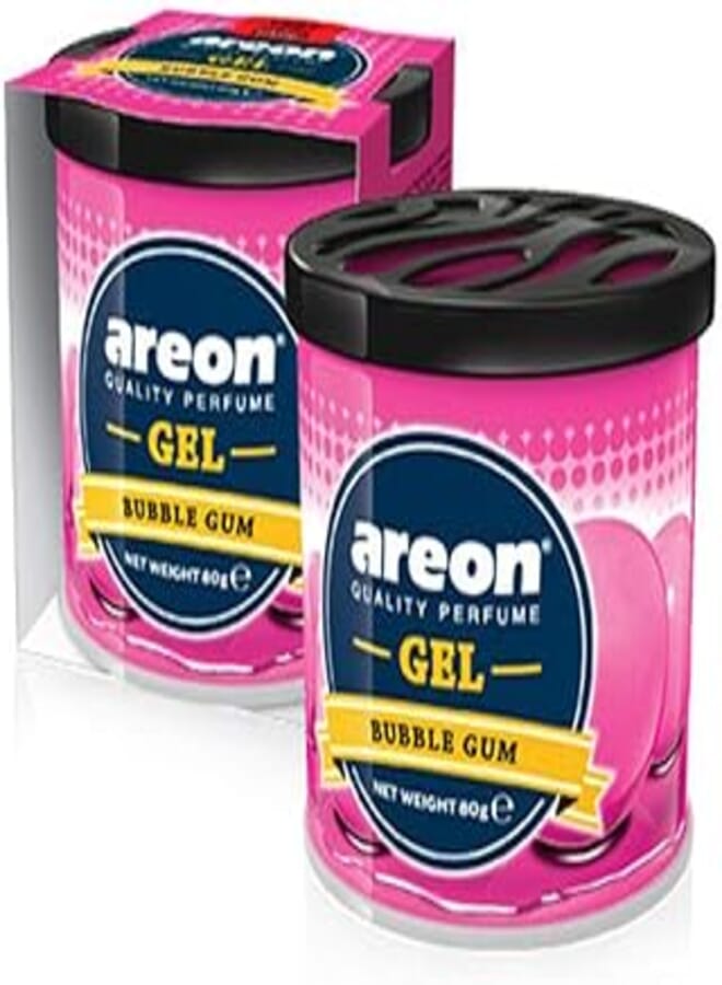 Gel can bubble gum from Areon