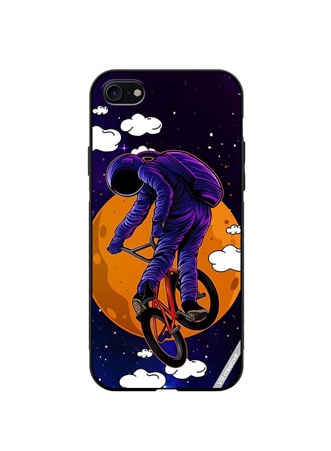 VR CREATIVE Protective Case Cover For Apple iPhone 7/8/SE 2020 Wheelie Astro Design Multicolour - Image 1
