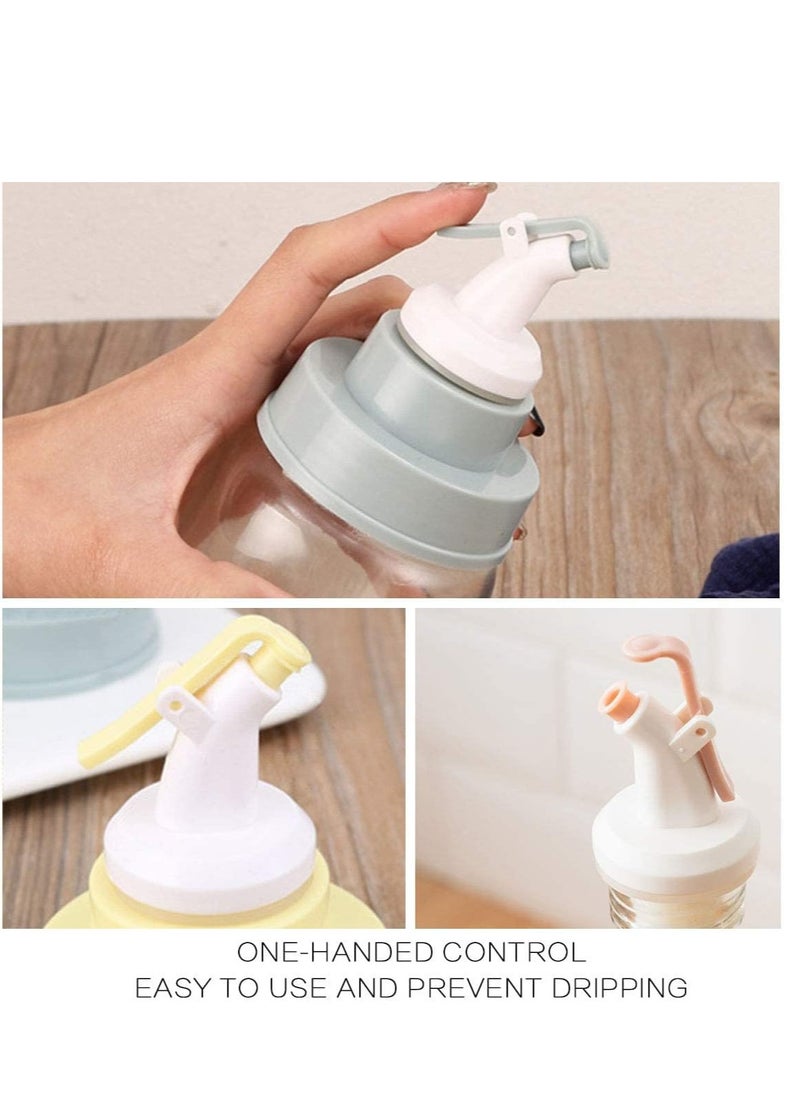 SYOSI - 8PCS Pour Spouts Oils with Leak Proof Caps Used for Dispensing Bottle Stoppers Convenient Oil Dispenser Nozzle Oil Bottle Stopper Pourer Dispenser - Image 1