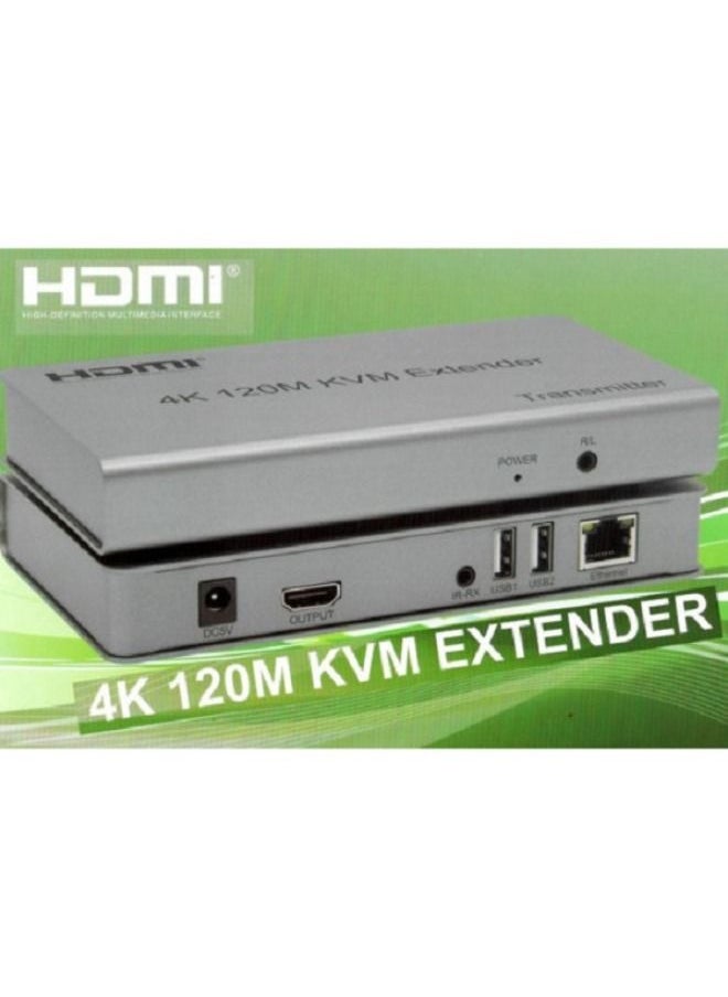 Gerenic - 4K 120M HDMI KVM extender over IP,with IR,USB - Image 1