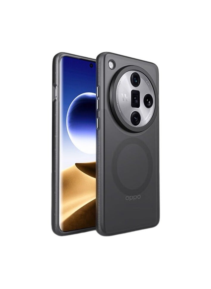general Compatible with OPPO Find X7 Ultra phone case, matte magnetic minimalist all-inclusive anti-drop case compatible with OPPO Find X7 Ultra - Image 2