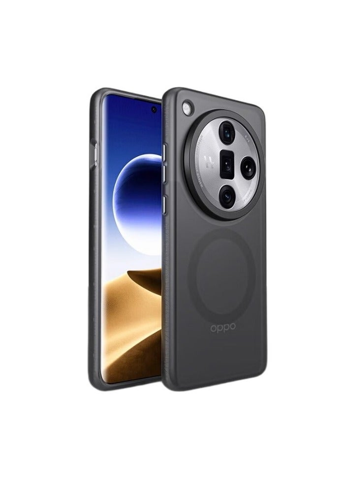 general Compatible with OPPO Find X7 Ultra phone case, matte magnetic minimalist all-inclusive anti-drop case compatible with OPPO Find X7 Ultra - Image 1