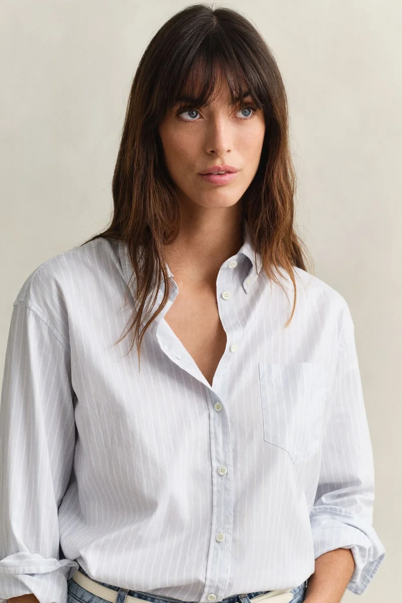 غانت Relaxed Luxury Oxford Stripe Bd Shirt