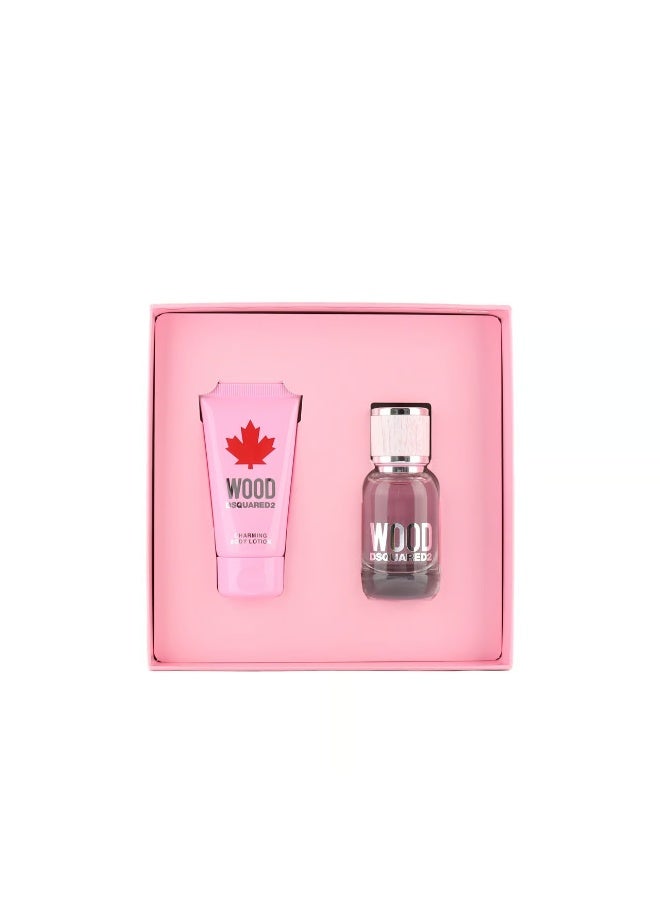 Dsquared2 Wood Pour Femme Eau de Toilette 30ml Gift Set - Image 2