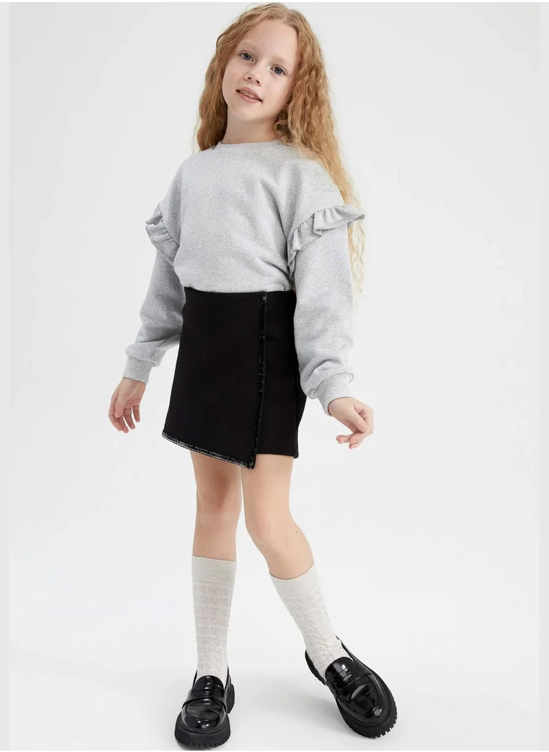 ديفاكتو New Year Girl Skort Knitted Skirt