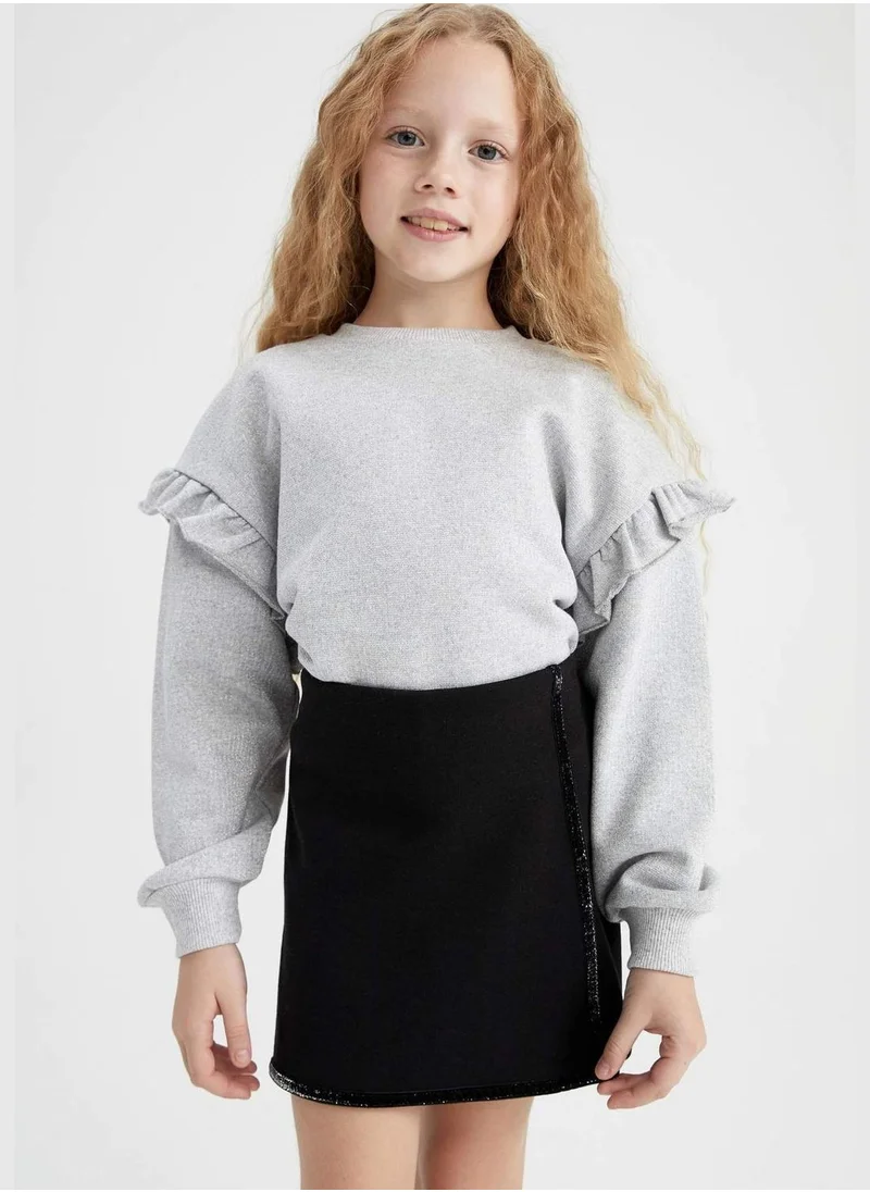 ديفاكتو New Year Girl Skort Knitted Skirt