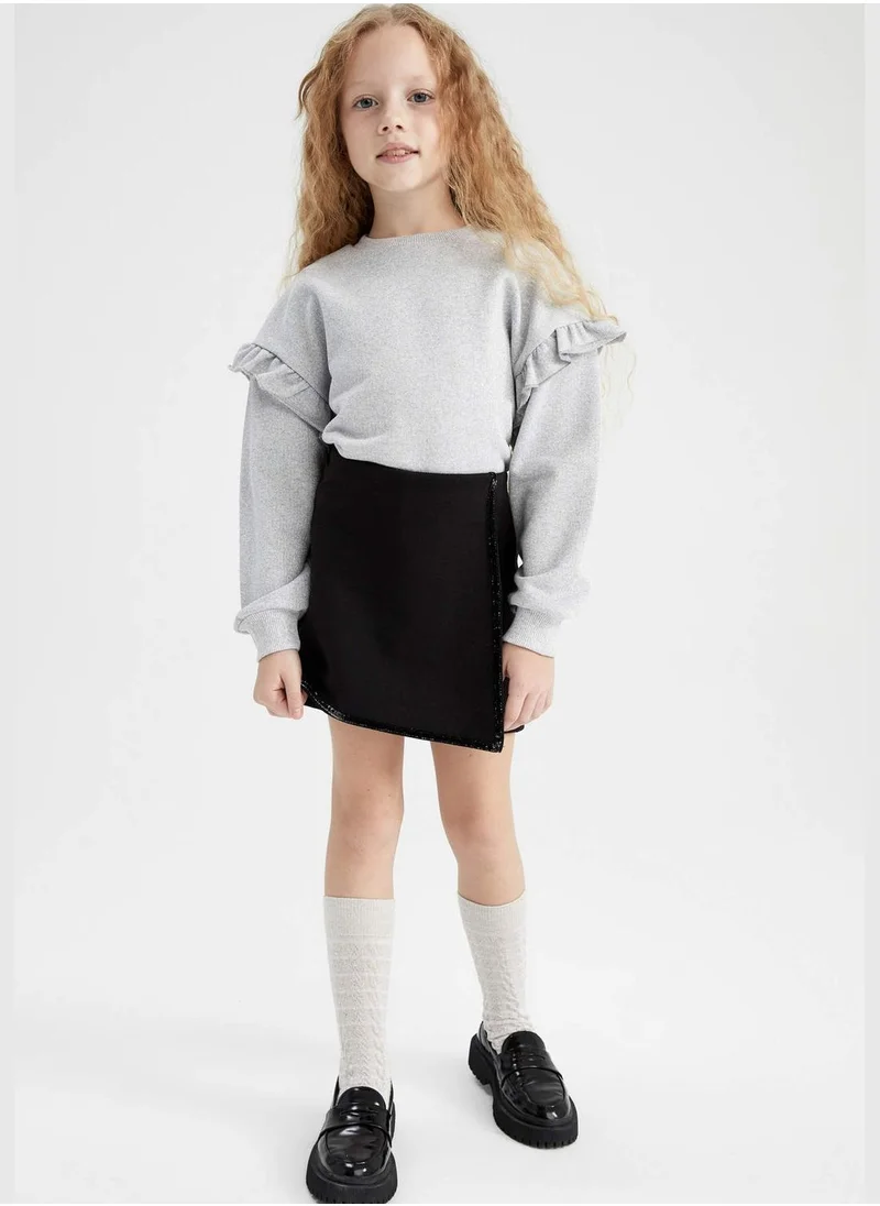 ديفاكتو New Year Girl Skort Knitted Skirt