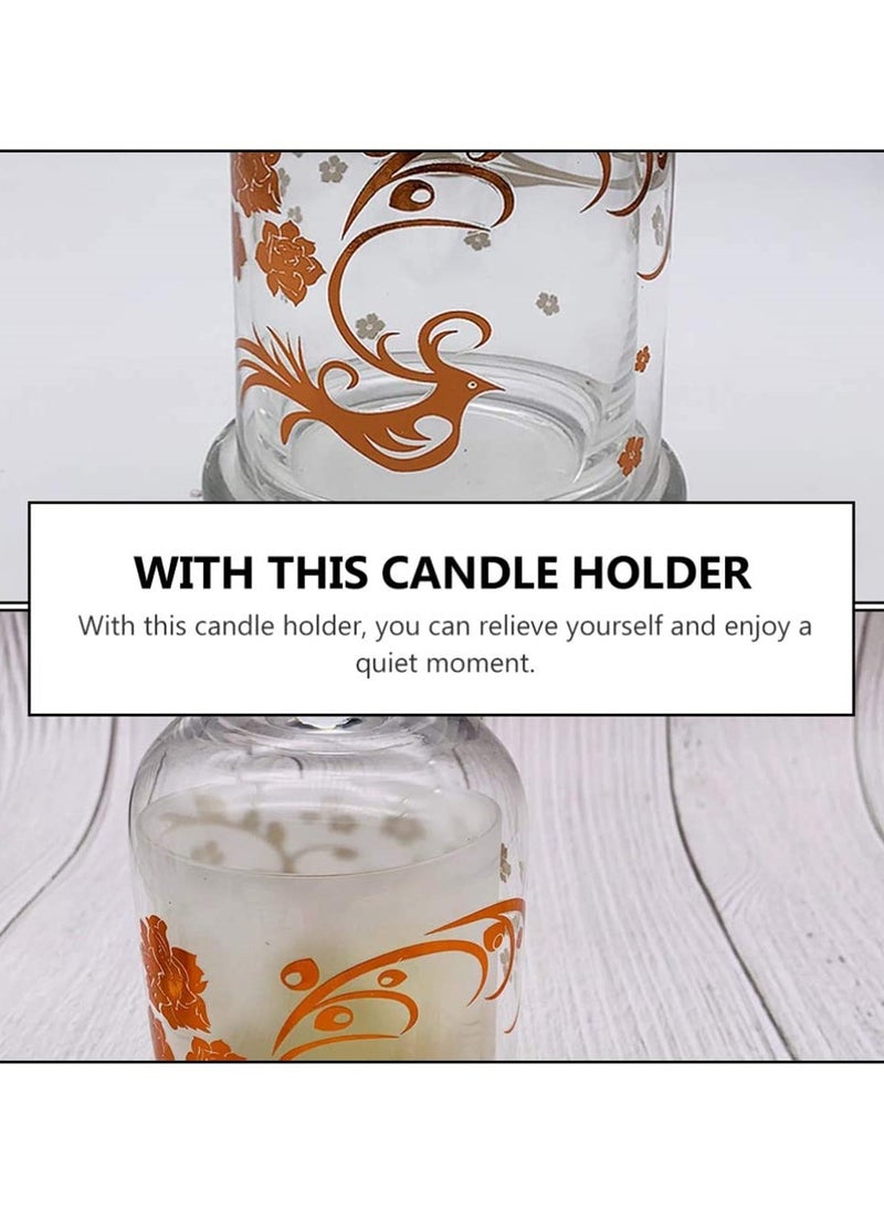 Generic - Set of 2 Mini Glass Dome Cake Stands Clear Bell Jar Covers Suitable for Desserts Candles Cheese and Plant Display - Image 1
