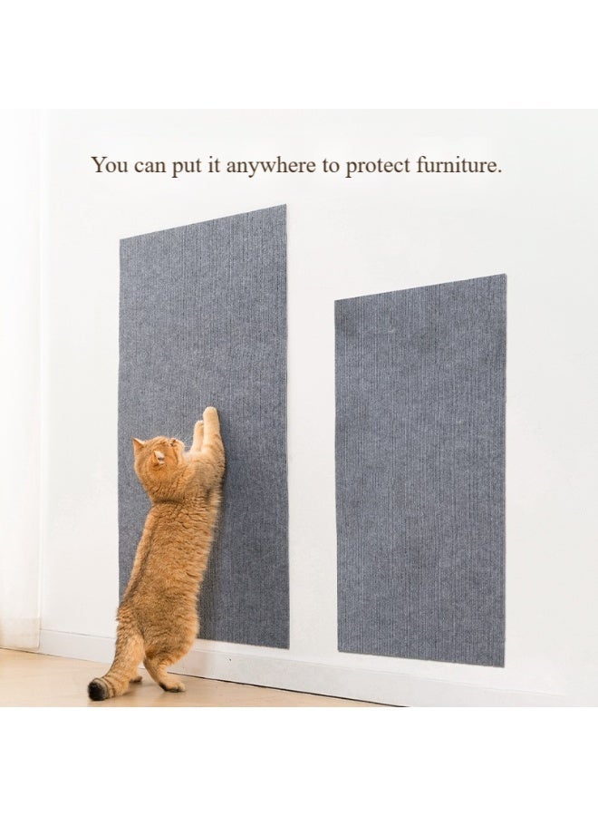 أولدجان 60 سم × 30 سم (رمادي) وسادة تسلق القطط، سهلة القطع واللصق، لعبة قطط، مقاومة للبلى، مقاومة للخدوش، خالية من المخلفات، لصقات جدار تسلق القطط، لوحة تسلق القطط - Image 1
