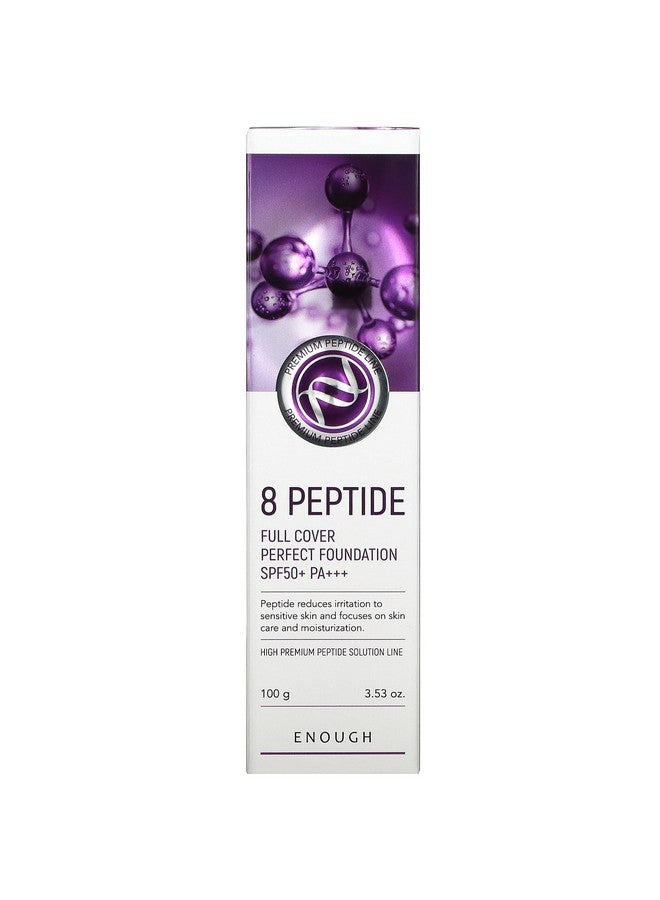 ENOUGH 8 Peptide Full Cover Perfect Foundation Spf50+ Pa+++ 21 100Ml - Image 2