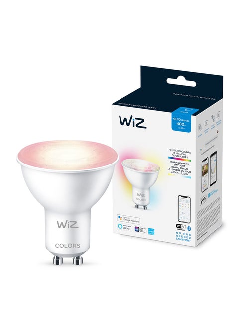 مصباح ذكي بتقنية Wi-Fi من WIZ GU10 - RGB