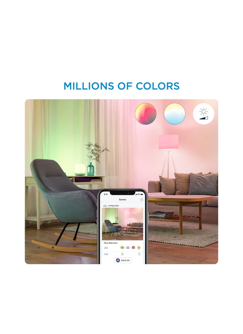 مصباح ذكي بتقنية Wi-Fi من WIZ GU10 - RGB