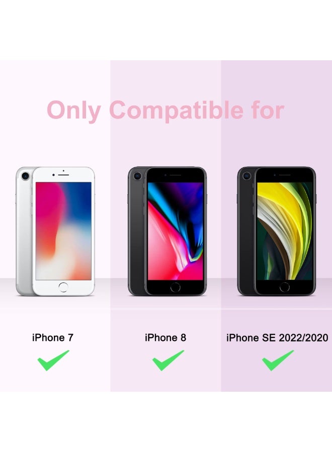 Compatible with iPhone 7/8/Se 2020/2022 Case 4.7 Inch Slim Liquid Silicone 4 Layers Soft Gel Rubber Shockproof Protective Phone Case with Anti Scratch Microfiber Lining (Baby Blue) - Image 3