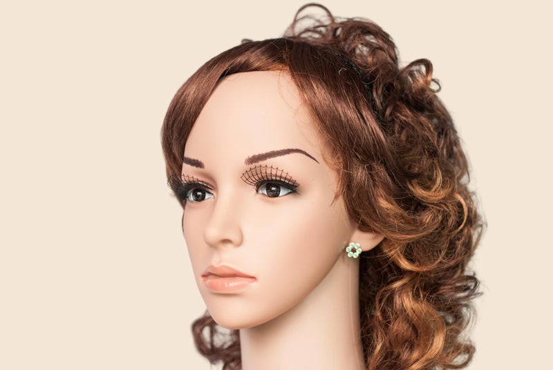 EMILYSTORES Huge Spider Web Lace Black Paper Lashes Costume Halloween Decals Party Fashion Cosplay False Lashes 1 Pairs - Image 2