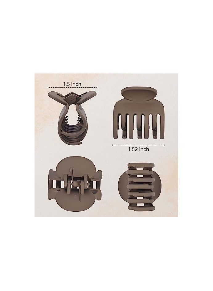 ORiTi مشابك شعر صغيرة بمخالب مزدوجة الصف - Image 4