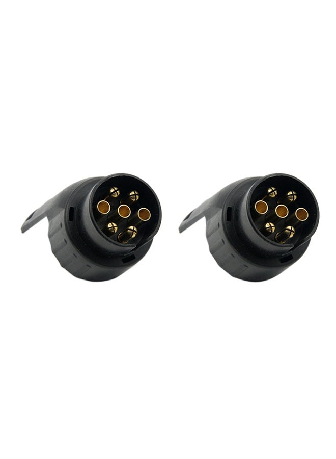 Loquat New Vehicle Trailer 7-Pin LED Light Cable Circuit Towing Plug Socket Tester 12V - Image 4