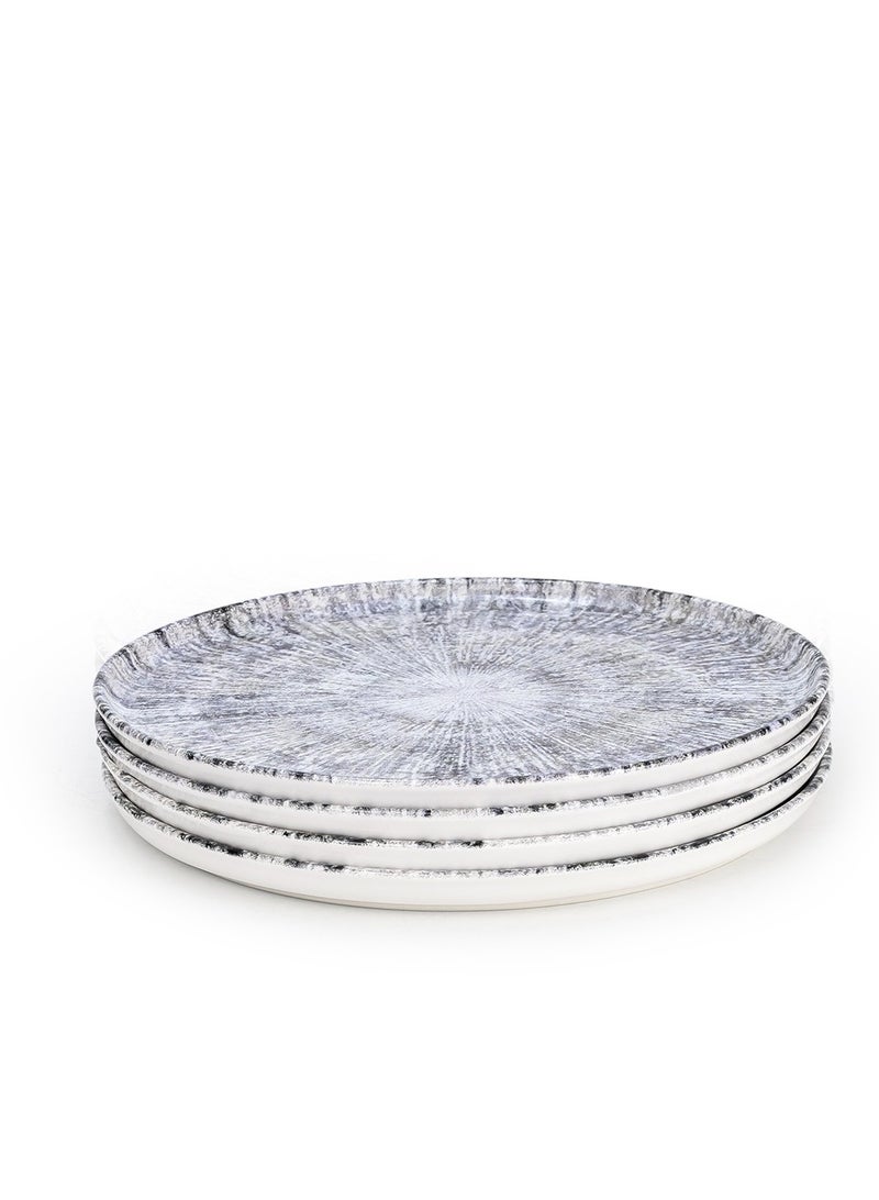EDESSA Edessa 26.5cm Astin Ceramic Dinner Plate - Multicolor (Set of 4)  - Image 2