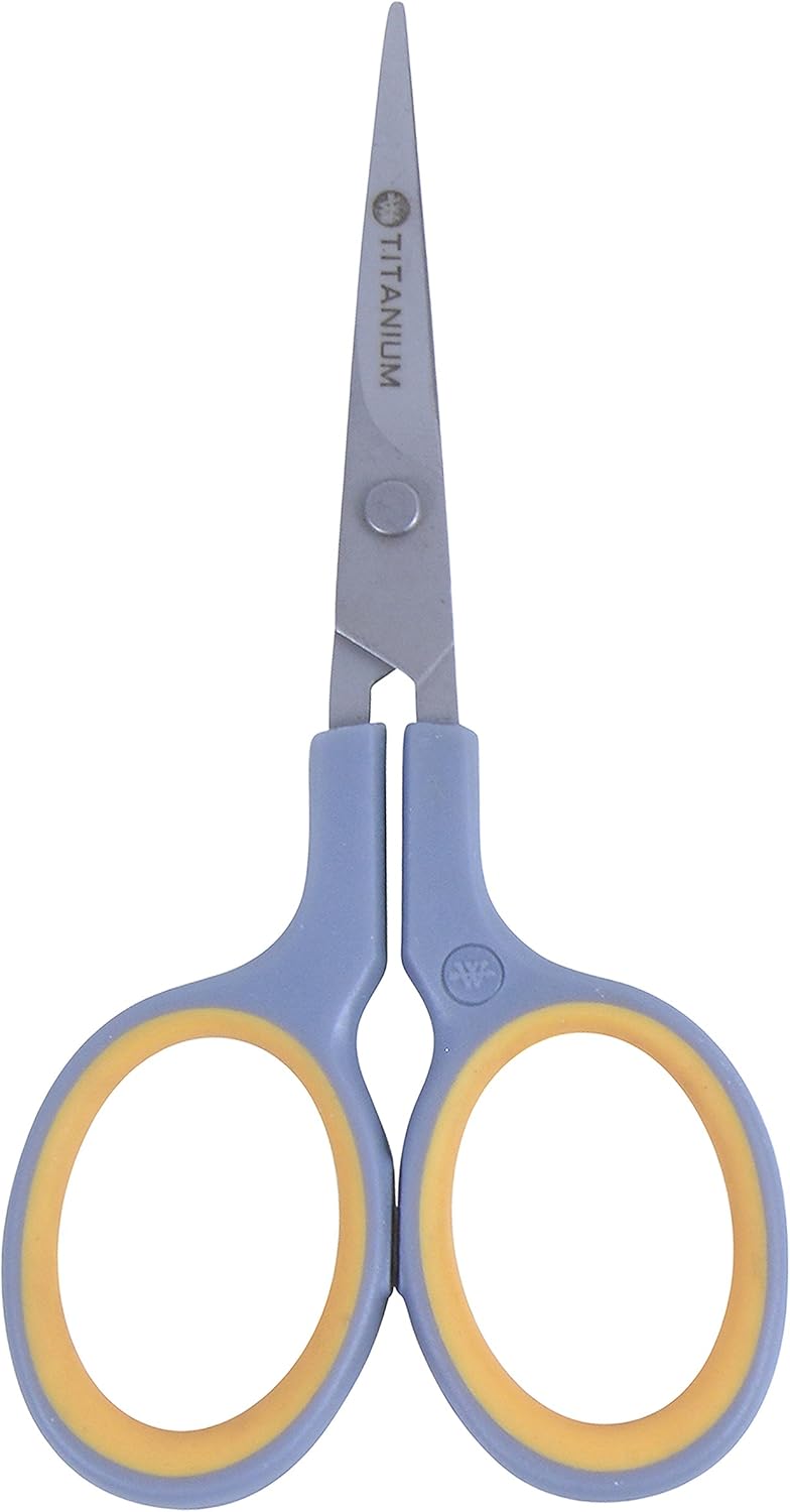 Westcott 4 Sewing TitaniumBonded Embroidery Scissors Curved 13865 - Image 1