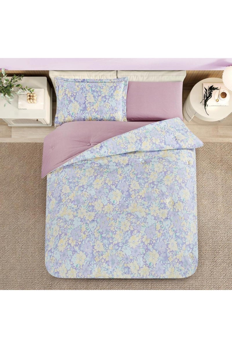 Melen Summer Cotton Single/Queen Bedspread 4-Piece - Nolin - Beige - Gray - Image 2