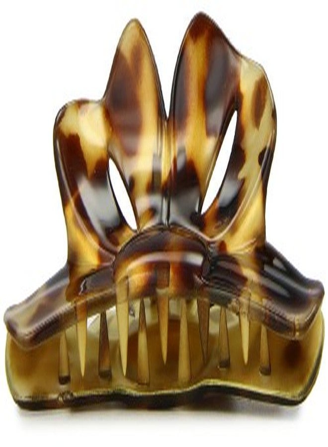 Caravan Maxi Flair Bow In A Hair Claw Painted By Hand In Gold Betty Fashion Color - Image 4