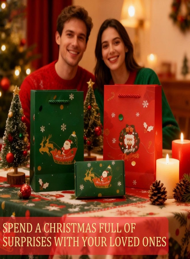 BOVVSKY 16PCS Surprise Gift Box Explosion for Money, Merry Christmas Surprise Gift Box Explosion for Money, Christmas Cash Luxury Folding Pop-Up SurpriseBox (Green - Image 5